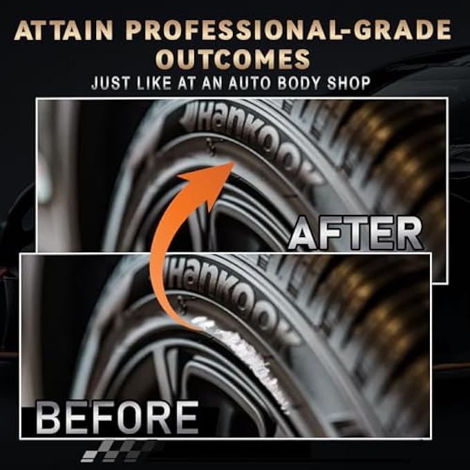 xdotoar RIM TOUCH UP PAINT,GLOSS BLACK CAR WHEEL SCRATCH REPAIR - Image 3
